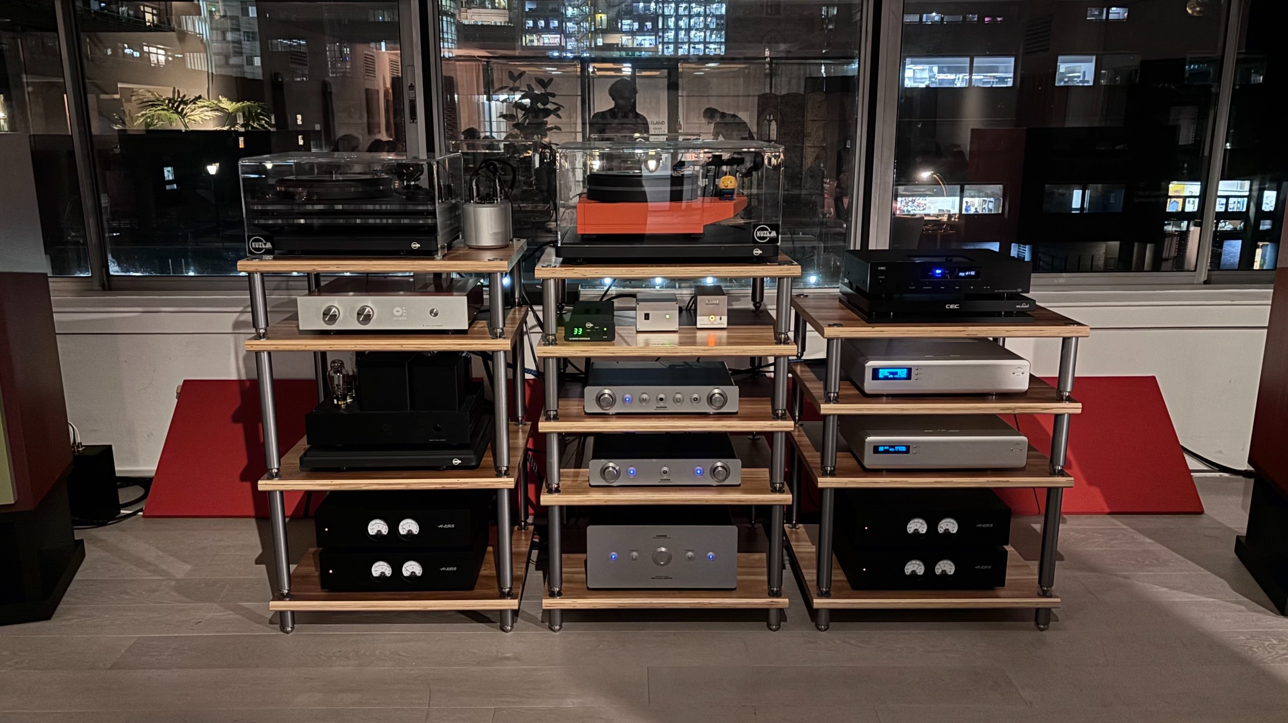 Spiritland at the Barbican's hi-fi rack
