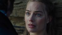 Margot Robbie is shown in Wuthering Heights.