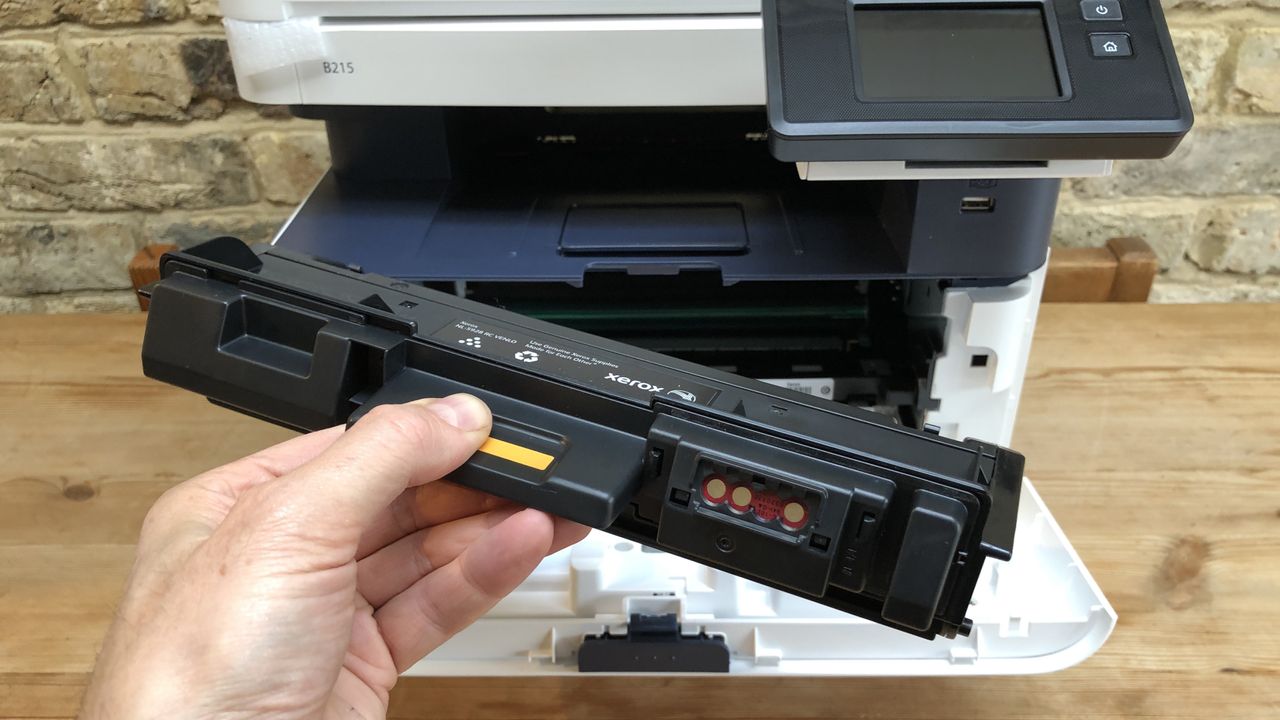Xerox B215 during our review