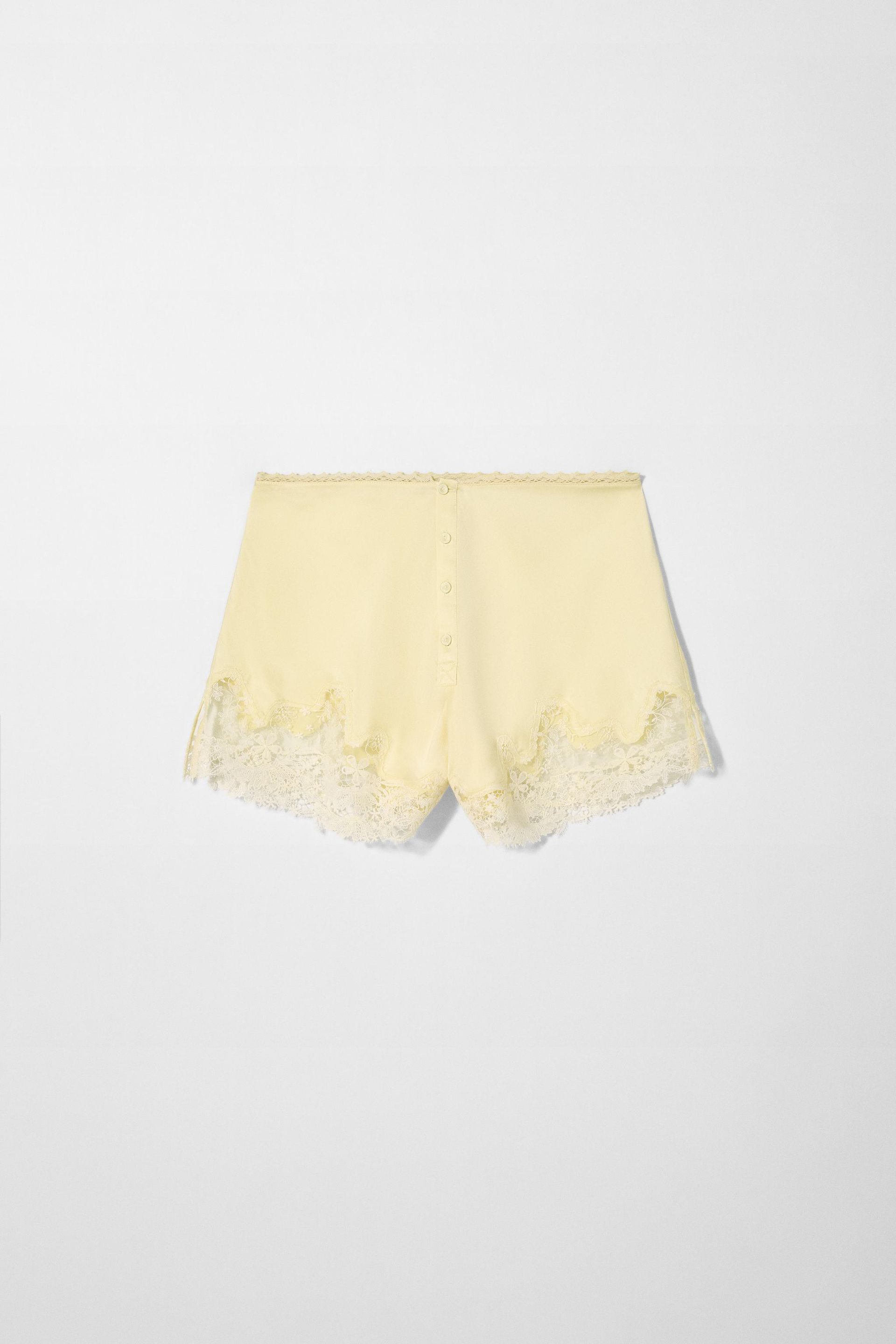 Kate Moss X Zara Silk Lingerie Shorts