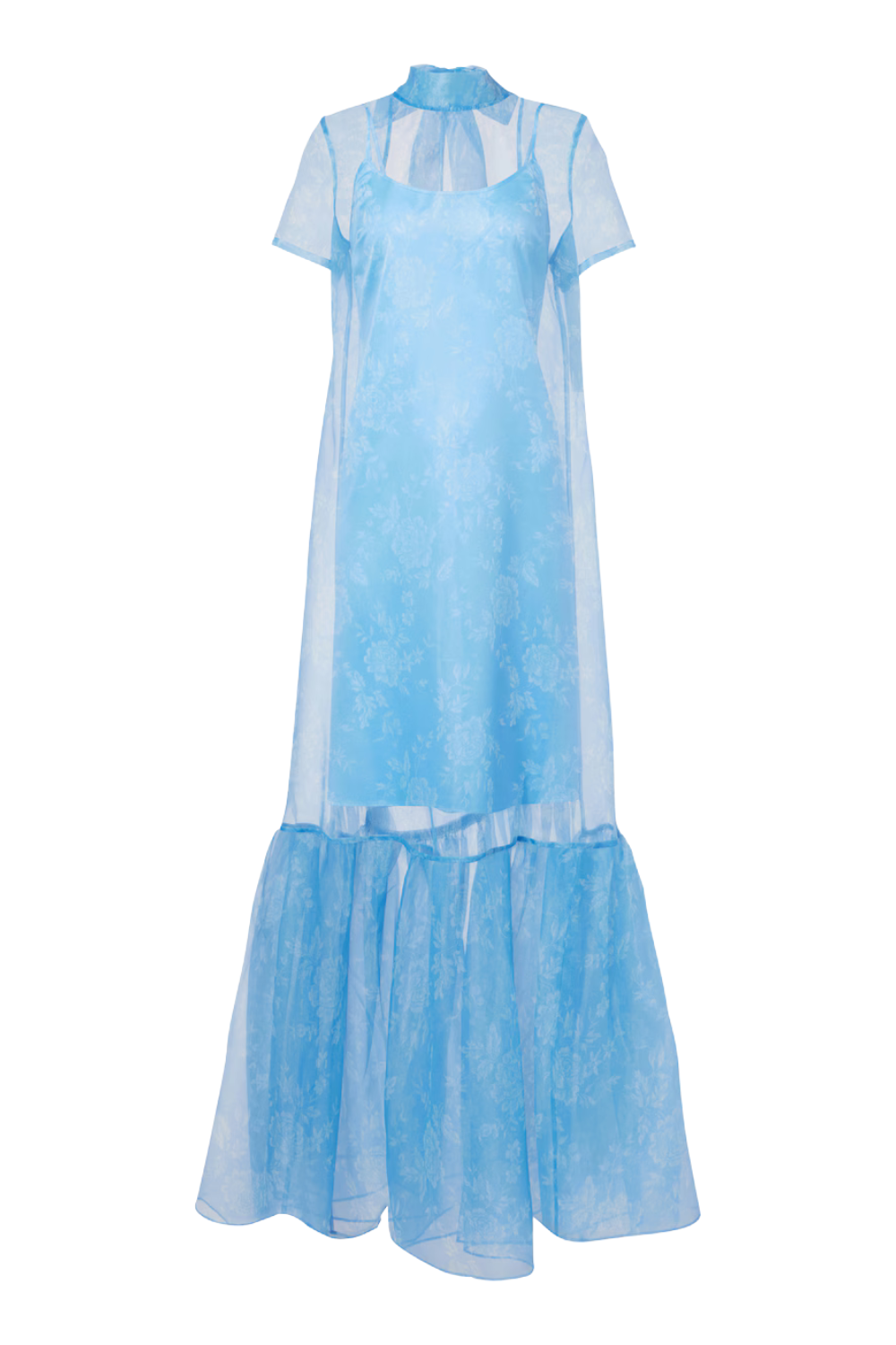 Staud, Calluna Floral Organza Maxi Dress