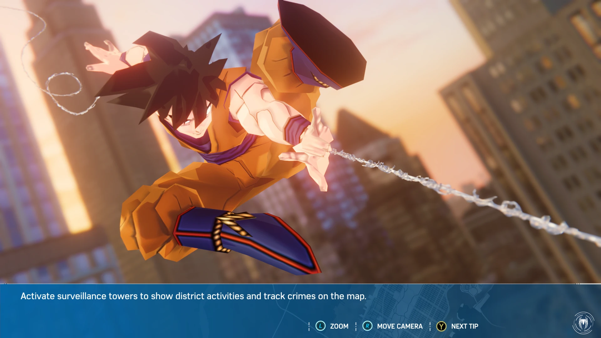 Goku modded into Marvel's Spider-Man