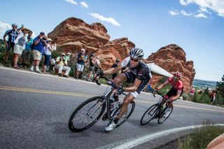 Jens Voigt (Trek) and Ben Jacques-Maynes (Jamis) on the attack