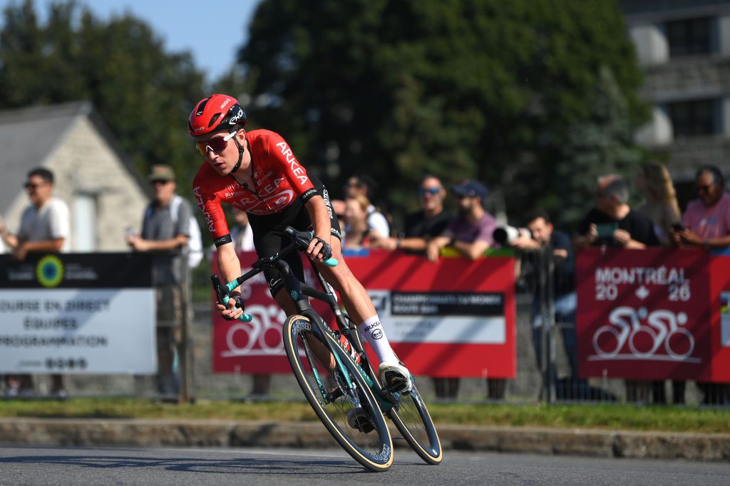 MONTREAL QUEBEC SEPTEMBER 15 Michel Ries of Luxembourg and Team Arkea BB Hotels competes during the 13th Grand Prix Cycliste de Montreal 2024 a 2091km one day race from Montreal to Montreal UCIWT on September 15 2024 in Montreal Quebec Photo by Alex BroadwayGetty Images