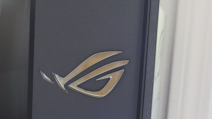 Asus ROG Strix GS-BE18000 gaming router logo colors