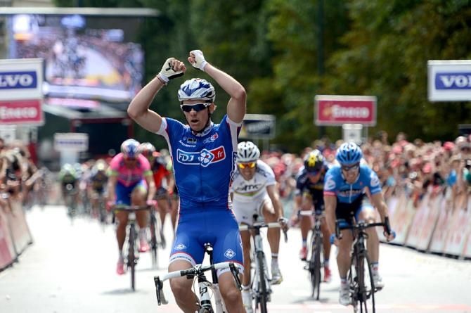 Arnaud Demare (FDJ) took the sprint by a bike length