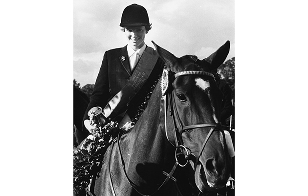1968: Alison Westwood riding The Maverick III