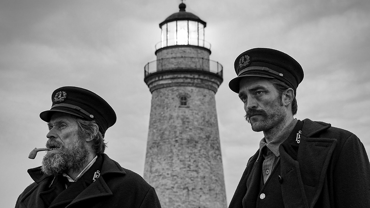 Willem Dafoe and Robert Pattinson in The Lighthouse.