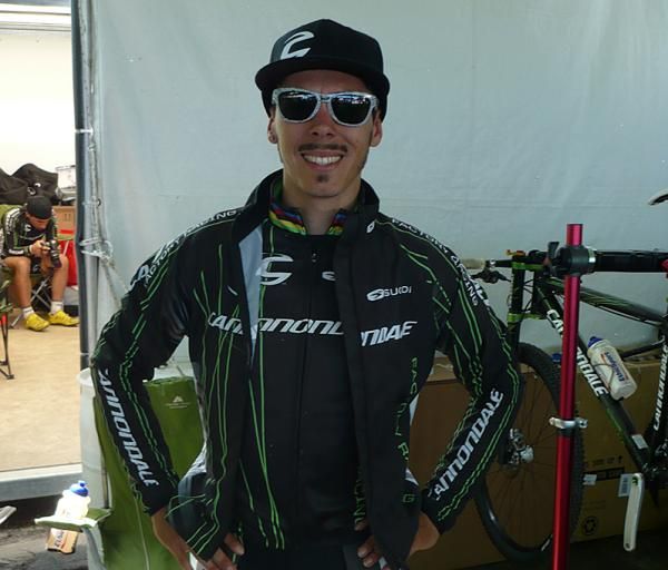 Cannondale Factory Racing's Marco Fontana made the trip from Italy for his first Sea Otter.