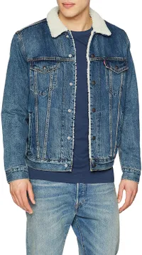 Levi's Men's Type 3 Sherpa Trucker Denim Jacket | was £114.98 | now £56 | save £58.98 (51%)