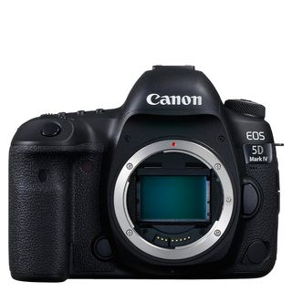 Canon EOS 5D Mark IV on a white background