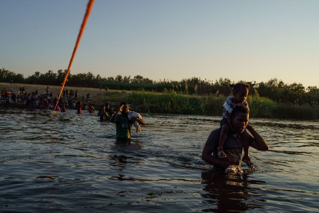 Haitian migrants at southern border.