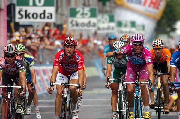 Number three for Alessandro Petacchi (Milram)