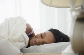 Super orgasm: A woman sleeping after an intense orgasm