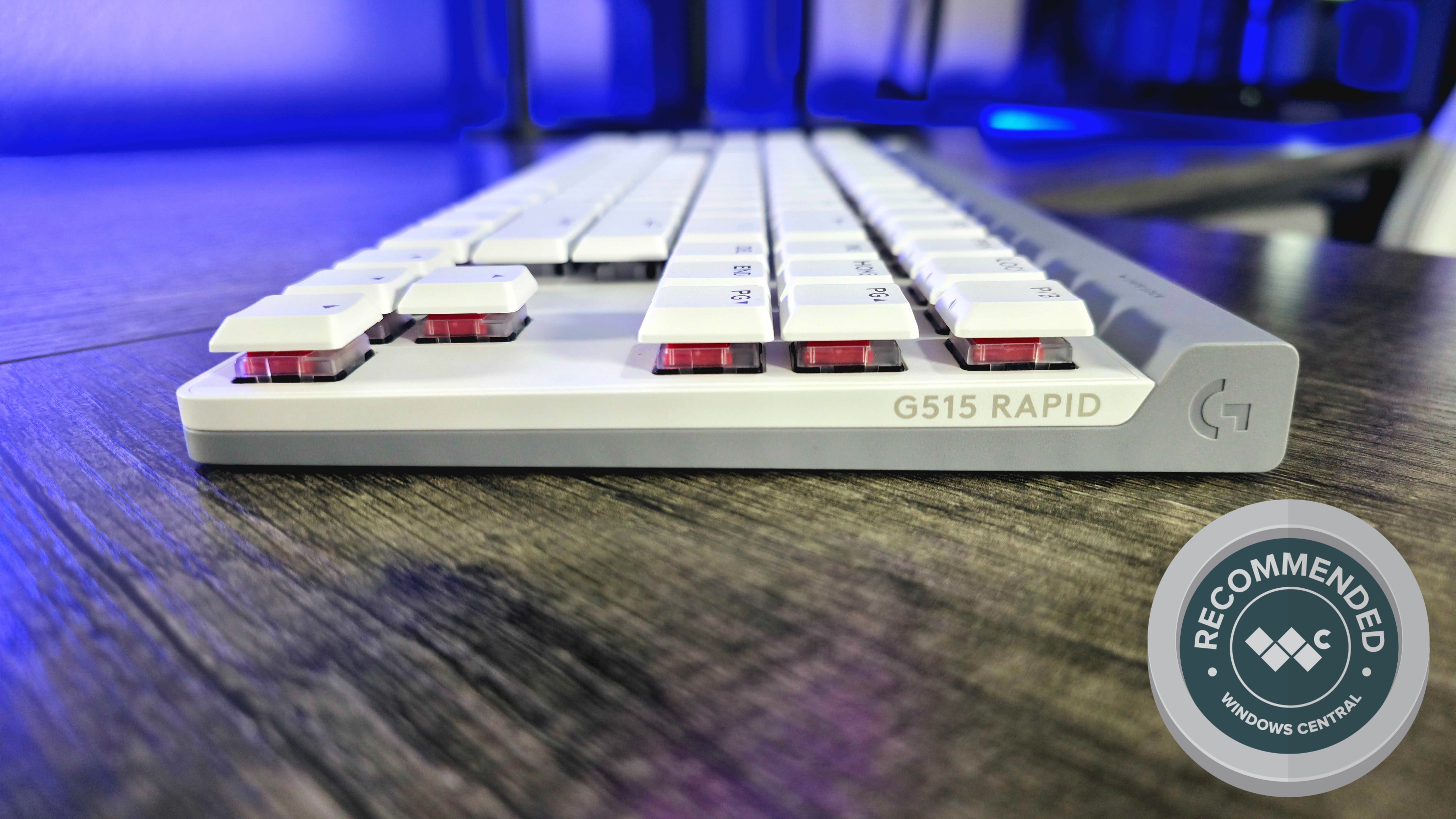 Image of the Logitech G515 RAPID TKL gaming keyboard.