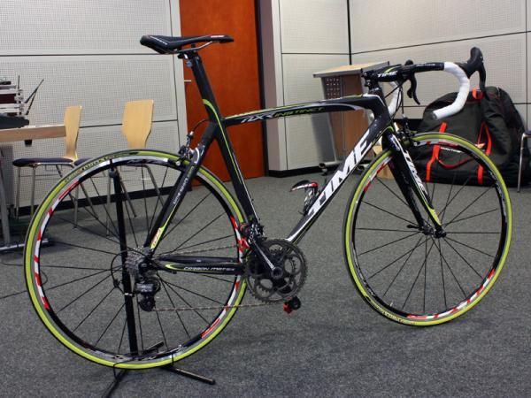 The new Time NXR Instinct will be offered in this keen looking black and green color scheme