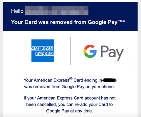 how to add american express card to google pay