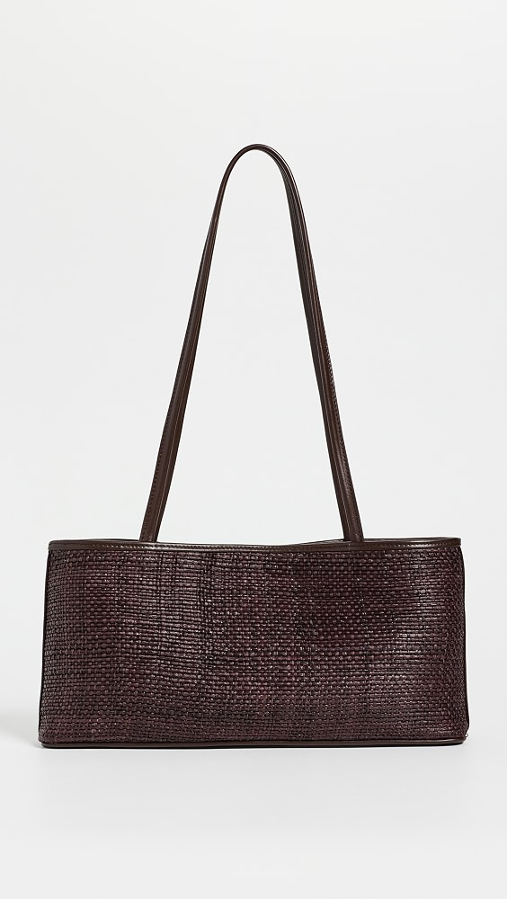 Naomi Raffia Bag - Brown