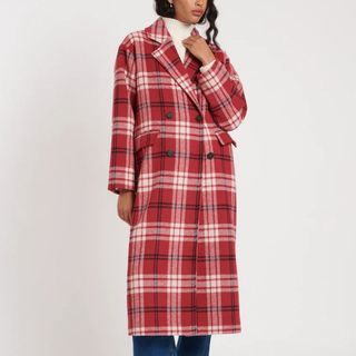 Red Check Coat from Nobody's Child