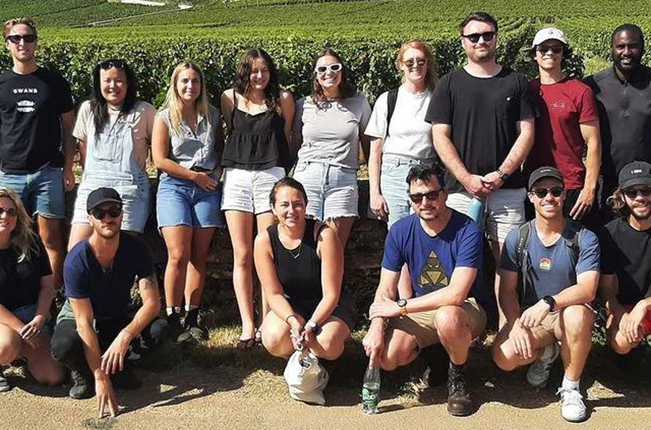 Central Otago Burgundy exchange students 2023
