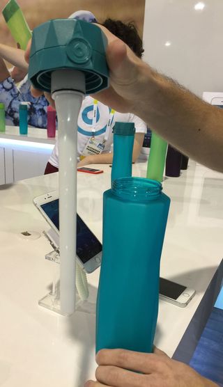 The HidrateSpark smart water bottle knows how much you drink.