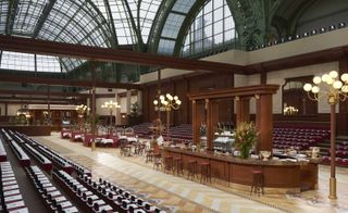 The luxury brand once again fulfilled expectations (and appetites) with its transformation of the Grand Palais into the Brasserie Gabrielle