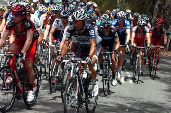 Saxo Bank maintained a presence at the front of the peloton