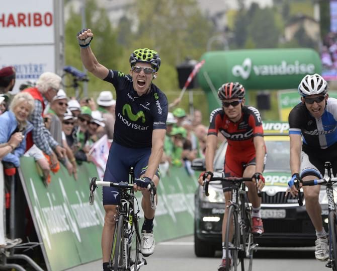 Rui Costa (Movistar) wins stage 7 of the Tour de Suisse