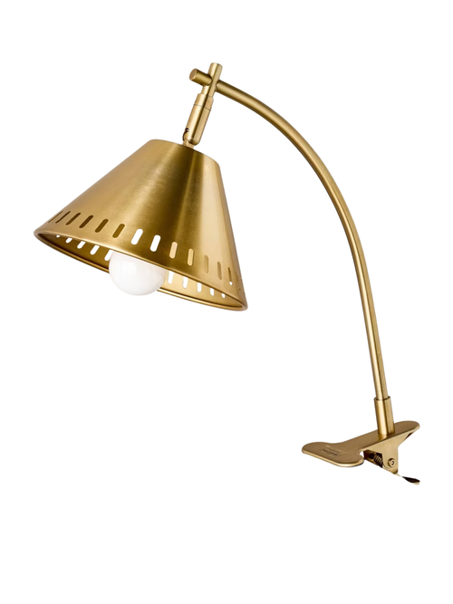 Brass Clip Light