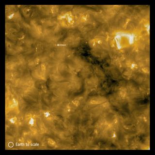 An image of the sun taken by Solar Orbiter early in its mission shows small structures nicknamed "campfires," which were previously unknown.