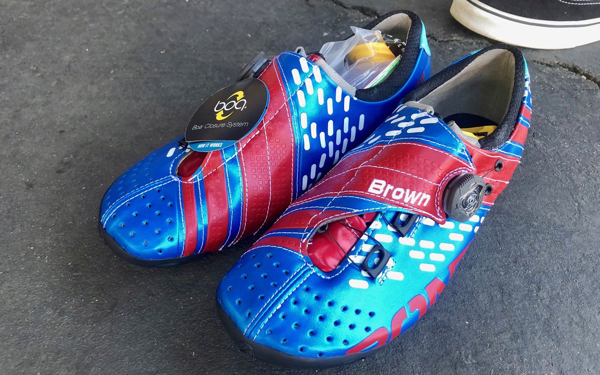 Custom Bont shoes for US national champion Jonny Brown