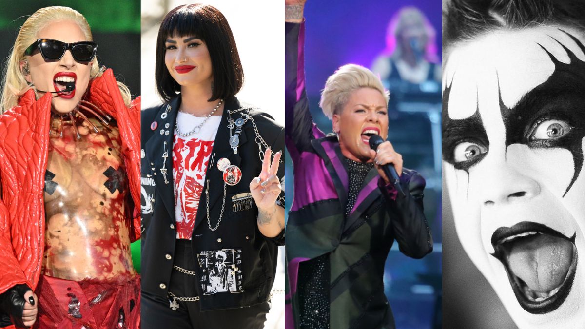 Lady Gaga, Demi Lovato, Pink and Robbie Williams