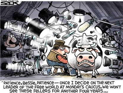 Editorial Cartoon U.S. Iowa Caucus