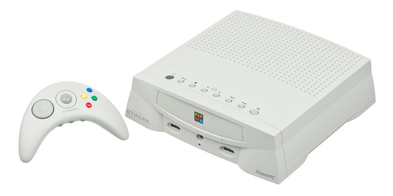 Stock photo of an Apple Pippin game console