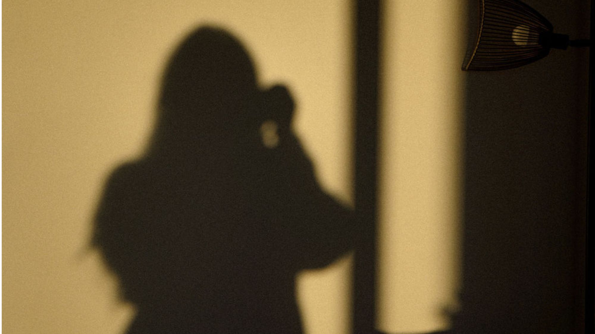 A woman in the shadows