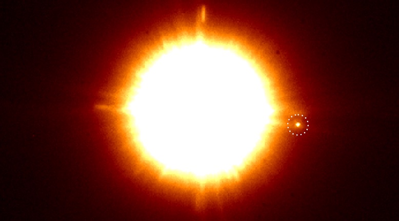 Binary star system CS Cha