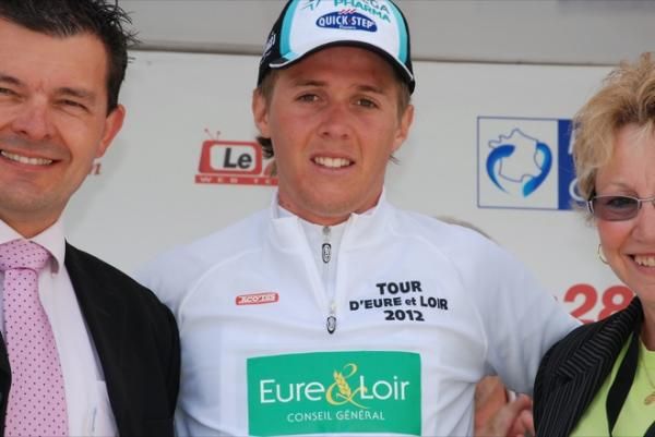 Sam Spokes (EFC Omega Pharma QuickStep) takes the overall victory at the Tour de l'Eure et Loire