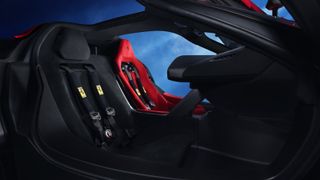 Interior of the Ferrari F80