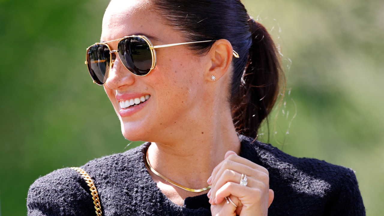 Meghan, Duchess of Sussex attends the Land Rover Driving Challenge, on day 1 of the Invictus Games 2020 at Zuiderpark on April 16, 2022 in The Hague, Netherlands.