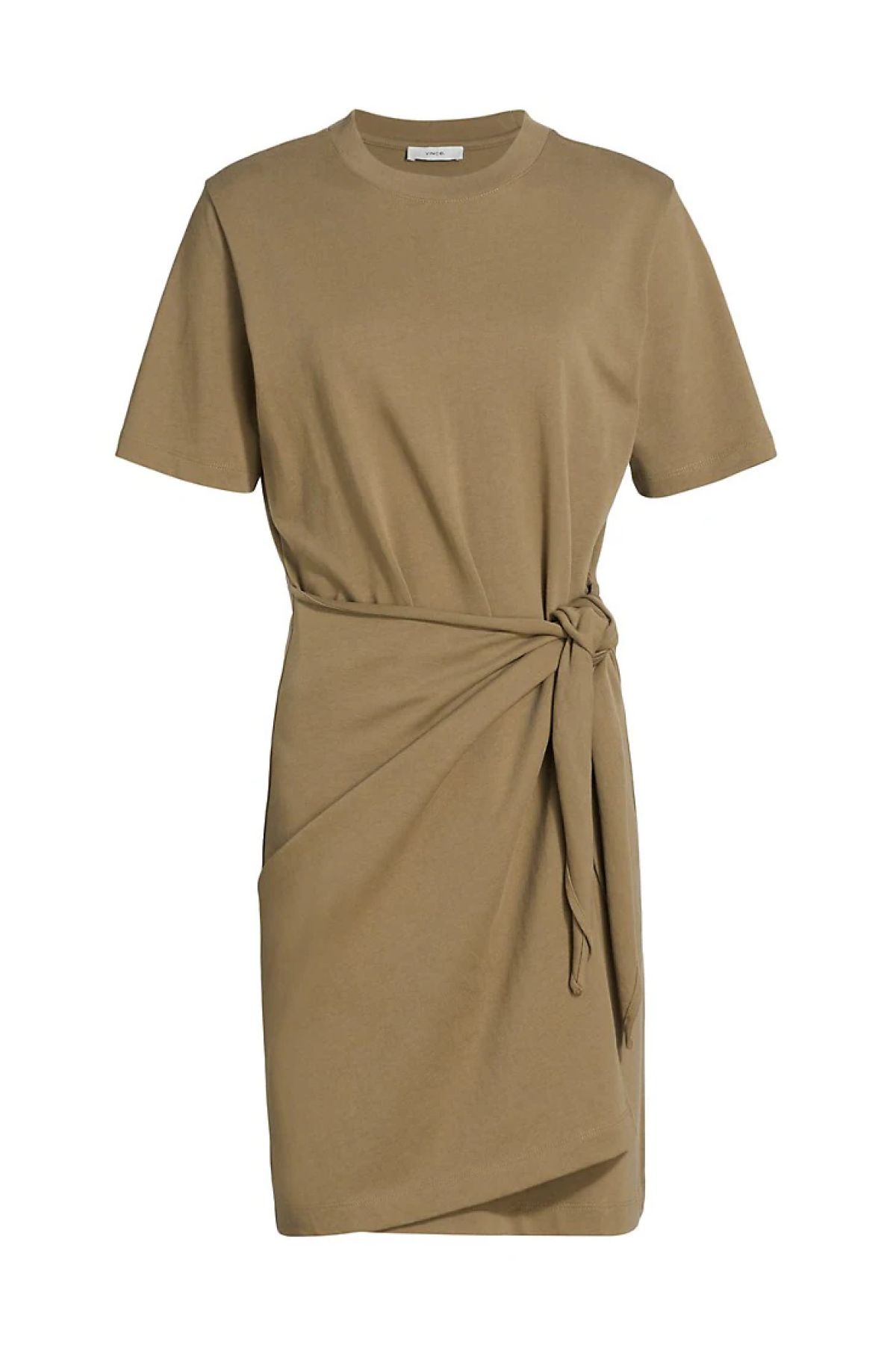 Vince Side-Tie T-Shirt Dress