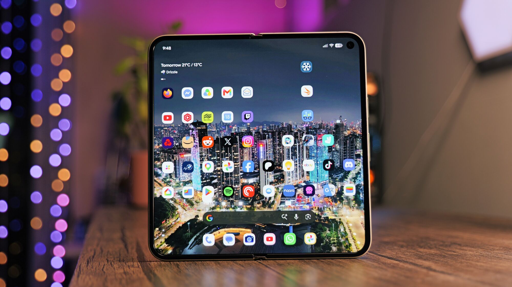 A Google Pixel 11 Pro Fold smartphone