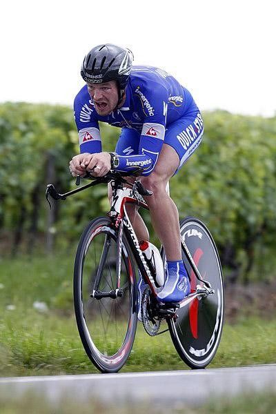 Sebastien Rosseler (Quickstep suffering through the final TT