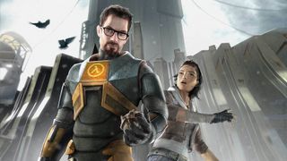 Gordon Freeman (left) and Alyx Vance (right).