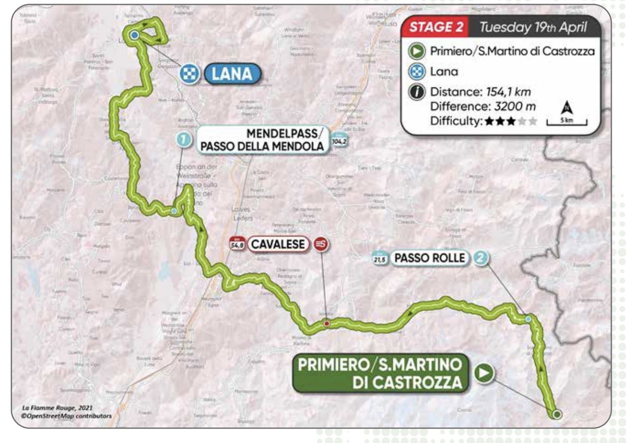 Stage 2 route map