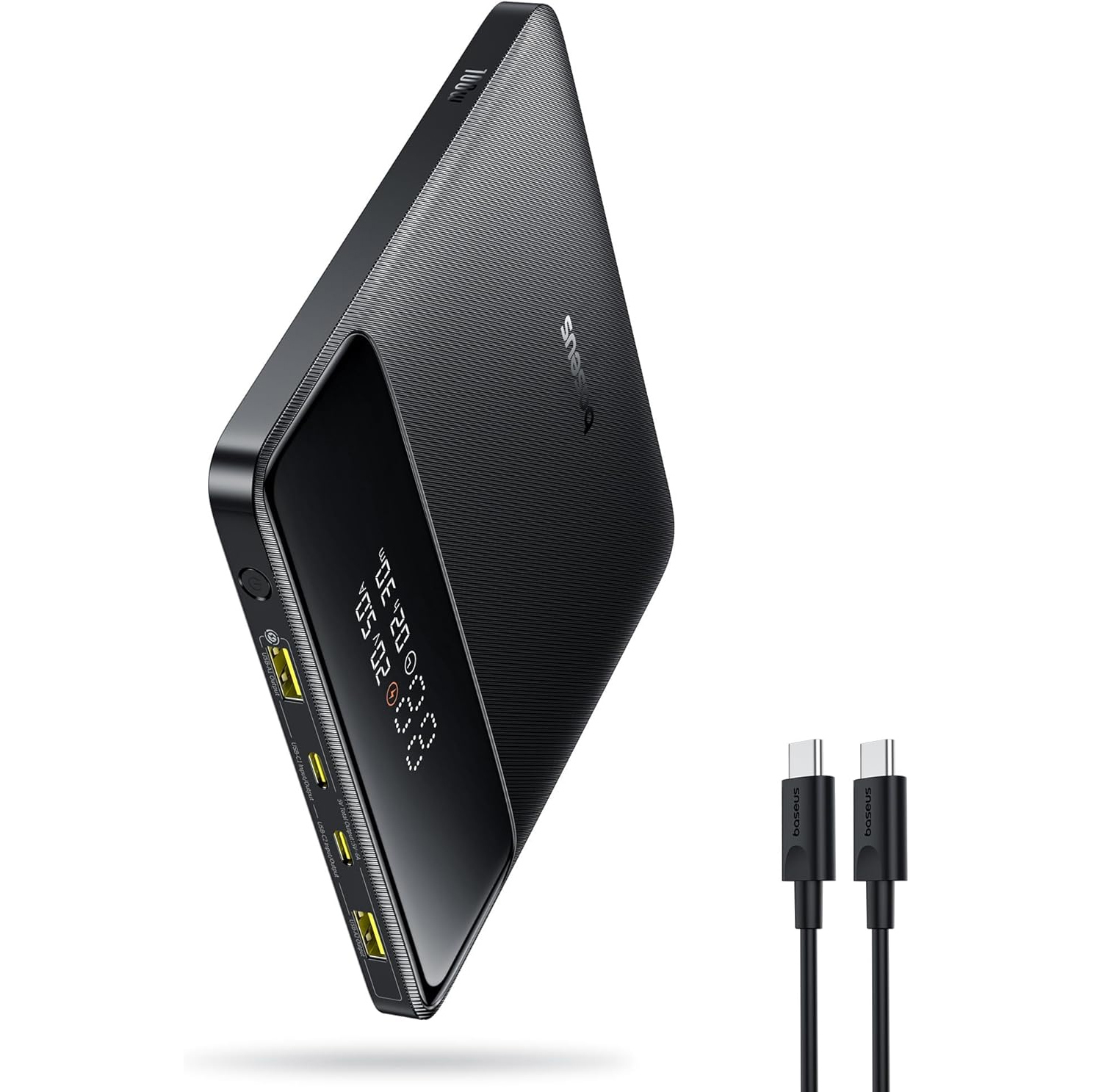 Baseus Blade Power Bank and USB-C cables.