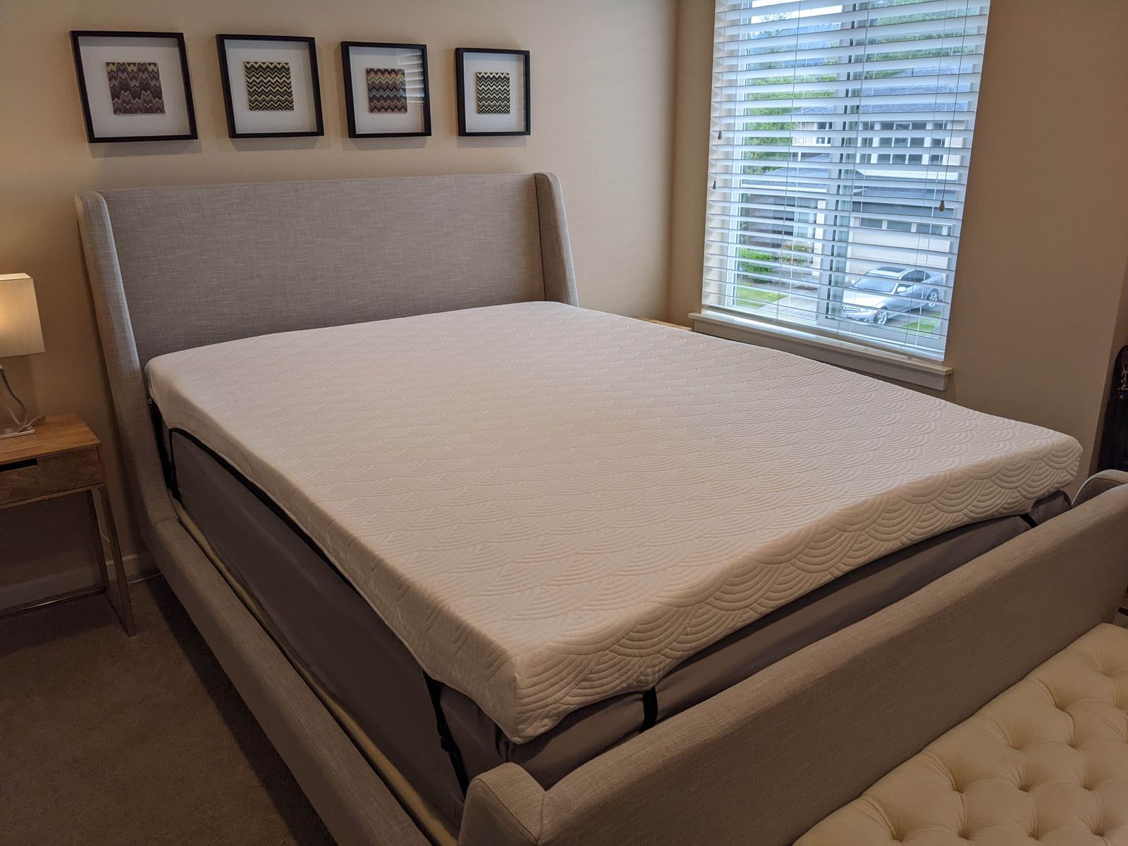 Viscosoft Active Cooling Copper Mattress Topper review Homes & Gardens