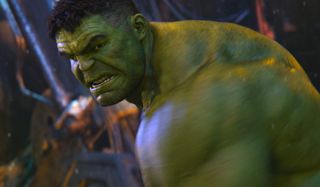 Angry Hulk in Avengers: Infinity War