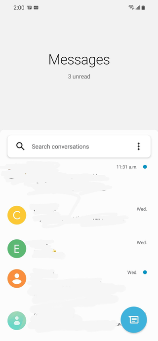 Google Messages One Ui