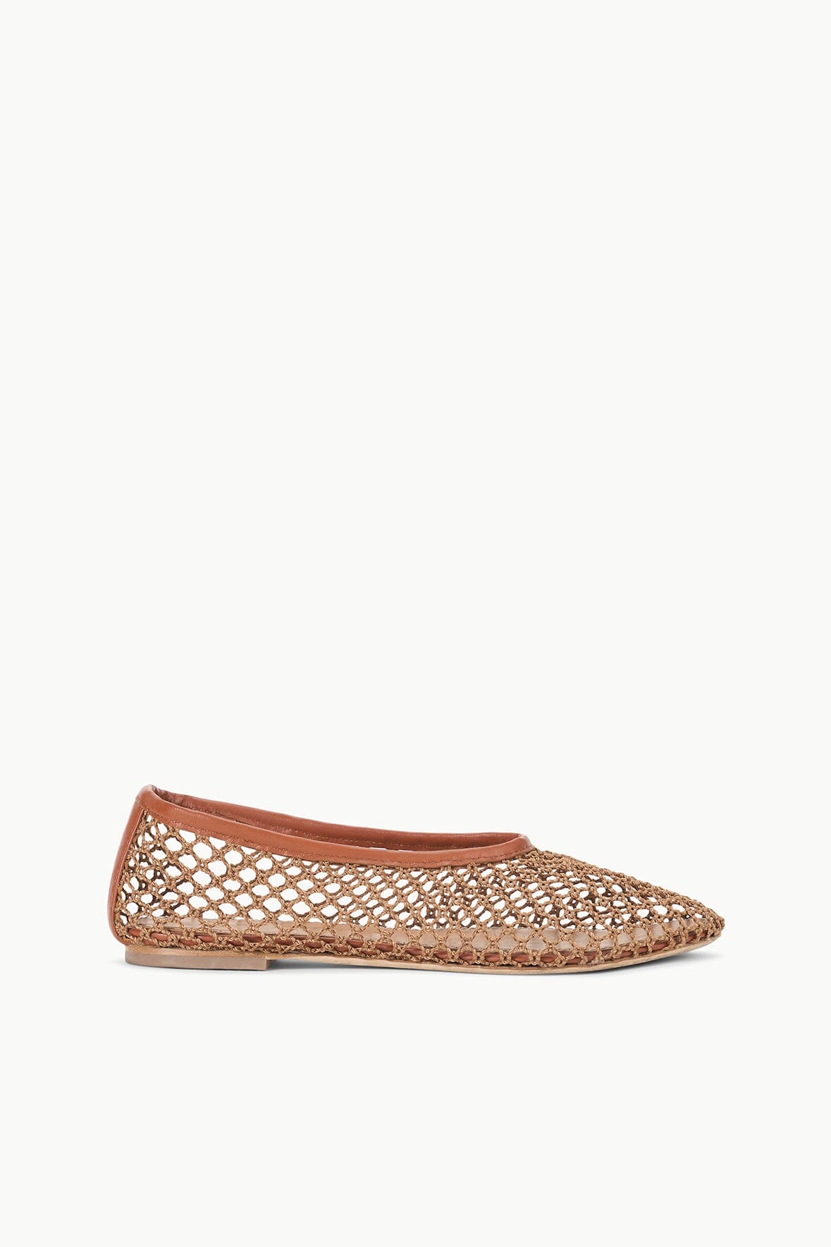 Alba Ballet Flat | Tan Netting - Tan Netting / 35