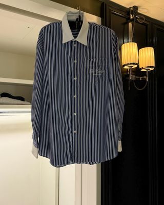 crisp shirt hanging